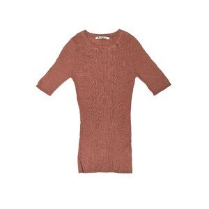 Alexander Wang.T Ribbed Merino T-Shirt Red